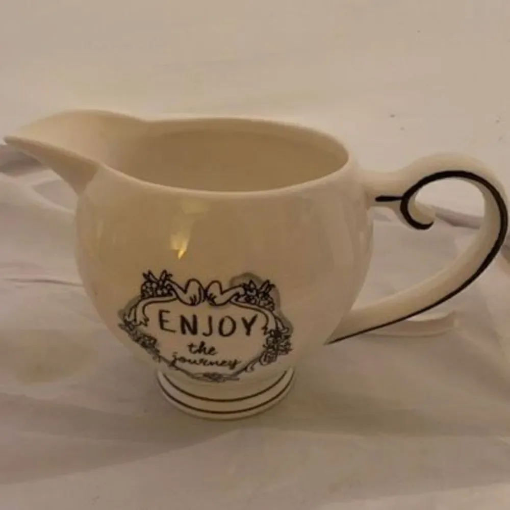Katie & Mandy Enjoy The Journey Creamer Cream Pitcher